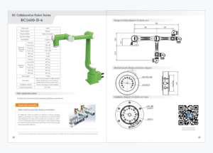 <span class=keywords><strong>6</strong></span>軸産業用共同ロボット1600mmリーチロボットパレット機械PLCとモーター付き - Product Image 5