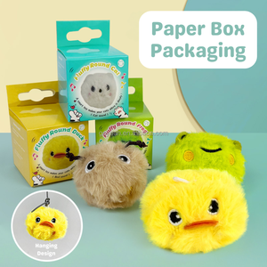 Jouet pour <span class=keywords><strong>chat</strong></span> en peluche électrique activé par le toucher, sons d'animaux simulés, balles de catnip pour chats d'intérieur - Product Image 6