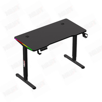 Hot Sale Gaming Computer Desk White Desktop Table Pc Gaming With Led