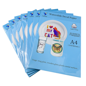 Carta Transfer <span class=keywords><strong>per</strong></span> Stampa a Caldo A4 con Supporto Blu, 100 <span class=keywords><strong>Fogli</strong></span>/Confezione, Pellicola Stampabile <span class=keywords><strong>per</strong></span> Stampanti <span class=keywords><strong>Laser</strong></span>, Tazze e Ceramica - Product Image 2