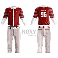 Ensemble d'uniformes de baseball haut de gamme avec logo personnalisé, maillot et pantalon d'équipe, manches courtes, vêtements de sport respirants et écologiques