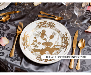 Hot Sale High-End Floral Design Vintage Style Pink Gold With Real Gold Earl Bone China Luxurious <b>for</b> Wedding <b>Dinnerware</b> <b>Sets</b> - Product Image 5