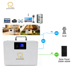 <b>SOLAR</b> 1000W AIO Battery Storage Kit 2kWh Portable <b>Solar</b> <b>Generator</b> CE Certified for Emergency Backup BR1000W-ESS2KWH All-in-one I - Product Image 5
