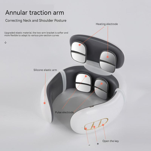 Masajeador Cervical eléctrico inalámbrico Masajeador de cuello inteligente Herramientas de masaje <span class=keywords><strong>Shiatsu</strong></span> inteligente - Product Image 2