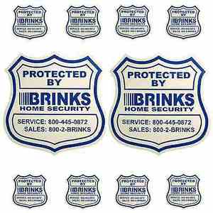 Pegatinas reflectantes para el hogar, pegatinas <span class=keywords><strong>de</strong></span> señal <span class=keywords><strong>de</strong></span> <span class=keywords><strong>seguridad</strong></span> con relieve personalizado americano, ADT - Product Image 5