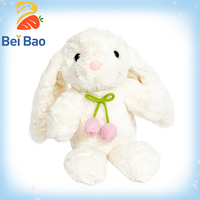 Peluche Lapin Mignon Dessin Animé 18cm Doux Cadeau de Naissance Fête Légère Écologique Sans Perte de Poils Jouets