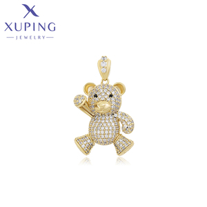 X000657329 Xuping เครื่องประดับแฟชั่นจี้ทอง14K เรียบง่ายไม่ซ้ำใครสร้างสรรค์จี้สวยราคาไม่แพง