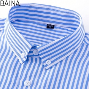 Camicia da uomo a maniche lunghe alla moda 2026, taglia regolare, <span class=keywords><strong>blusa</strong></span> <span class=keywords><strong>maschile</strong></span>, T-shirt taglie forti - Product Image 4