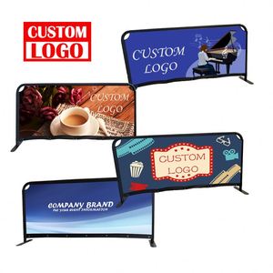 사용자 정의 이벤트 메쉬 울타리 군중 제어 개폐식 장벽 배너 - Product Image 1