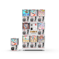 Distributeur de capsules à bouton rotatif pour comptoir, machine à œufs Gacha, distributeur automatique de cadeaux et de récompenses pour enfants