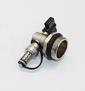DN25 Modern Design Angle <strong>Radiator</strong> <strong>Drain</strong> <strong>Valve</strong> for Apartment Floor Heating 230v Voltage Low Price - Product Image 1