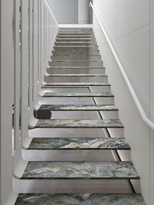 Carreaux d'escalier en marbre veiné <span class=keywords><strong>de</strong></span> luxe pour matériaux <span class=keywords><strong>de</strong></span> construction et immobilier, pierre <span class=keywords><strong>de</strong></span> décoration intérieure commerciale haut <span class=keywords><strong>de</strong></span> gamme - Product Image 2