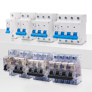 Interruptor de disyuntor en miniatura de protección contra sobrecarga y cortocircuito industrial MCB de carcasa transparente de 1 polo, 16A, 1 polo - Product Image 6