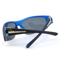 Lunettes de soleil de sport polarisées pour hommes UV400, anti-éblouissement, coupe-vent, pour le cyclisme, la conduite, les activités de plein air, la pêche