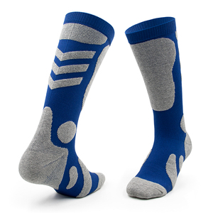 Zhongde <span class=keywords><strong>chaussettes</strong></span> de sport d'hiver hommes femmes genou haut anti-dérapant laine mérinos coton Logo personnalisé épais thermique <span class=keywords><strong>Ski</strong></span> Grip <span class=keywords><strong>chaussettes</strong></span> de football - Product Image 4