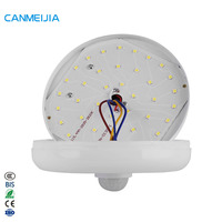 Éclairage de plafond PIR pour couloir, allée, lumière nocturne à induction, lumière de plafond à détecteur de mouvement LED/lampe de plafond LED/lumière intelligente pour la maison