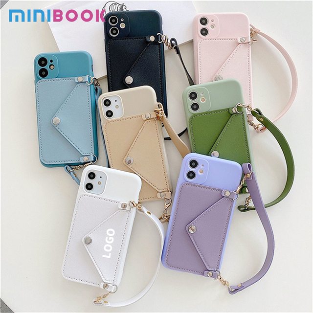 Leather Wallet Bag 2023 Luxury Newest TPU Mobile Accessories Back Cover Phone Case for Iphone 11 12 13 14 15 Pro Max Puls XS XR