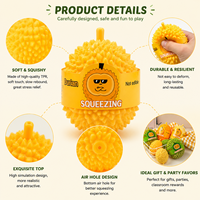 Vente en gros usine Mini jouet à presser en forme de durian vert, réaliste, texturé 3D, à remontée lente, pour la relaxation quotidienne au bureau, unisexe, pour enfants et adultes
