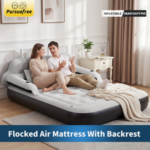 Inflatable <b>Backrest</b> Mattress Large Air Bed EVA Material Portable Home Use Comfort Support Unisex - Product Image 3