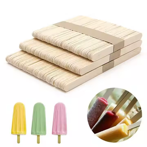 Vibrant 6-Màu Gỗ Tự Nhiên Thân Thiện Với Môi Phân Hủy Sinh Học Popsicle Stick Set DIY Thủ Công Mô Hình Trang Trí Trẻ Em Của Kem - Product Image 5
