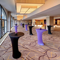 Moquette Axminster sur mesure pour salle de banquet d'hôtel 5 étoiles, de conception moderne, lavable, ignifuge, pour salle de bal et couloir.