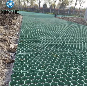 Grille de drainage alvéolée en plastique pour stabilisation du sol, aménagement paysager, <span class=keywords><strong>gazon</strong></span>, <span class=keywords><strong>allée</strong></span>, enclos pour chevaux, dalles et gravier - Prix usine - Product Image 1