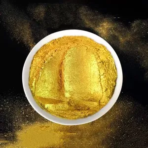 Wholesale Luster gold paint pearlescent pigment for For Metal Ceiling Wall Furniture Gold Coating Paint