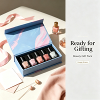Caja de Embalaje Magnética de Lujo para Lápiz Labial, Caja Cosmética de Cartón Rígido con Logotipo Personalizado e Inserto de Espuma Protectora