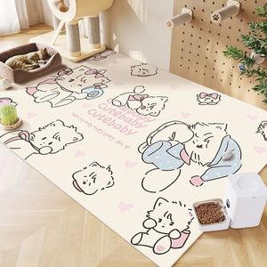 Happy Dog Pet <b>Mat</b> Rectangle PVC Waterproof Non Slip Washable Floor <b>Mat</b> For Dogs <b>Cats</b> - Product Image 2