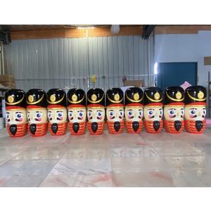 <span class=keywords><strong>Figurine</strong></span> de <span class=keywords><strong>casse</strong></span>-<span class=keywords><strong>noisette</strong></span> personnalisée de haute qualité pour les magasins et les expositions extérieures, en fibre de verre, décorations de Noël - Product Image 2