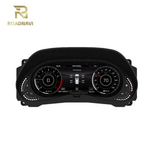 Tableau de bord numérique pour voiture RoadNavi OEM Linux pour Nissan Patrol Y62 QX56 QX80 LHD RHD 2012-2023, compteur de vitesse, tableau de bord - Product Image 6