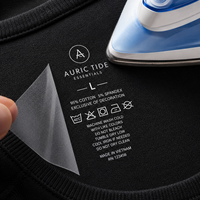 Machine d'étiquetage thermique autocollante écologique personnalisée pour étiquettes de vêtements en PVC, rouleau à rouleau