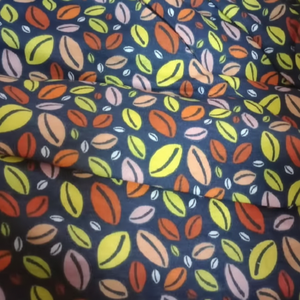 Tela estampada orgánica hecha en la India de punto de algodón para vestidos, camisas, ropa de dormir, hilo peinado, característica transpirable - Product Image 1