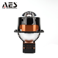 Lente de proyector biled de prisma láser doble S600 de 3 pulgadas AES Premium para Faro de coche universal 9005 9006 H1 H4 H7 H11