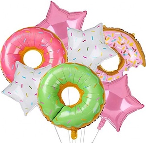 Nuovi Globos di fabbrica Al poor Mayor palloncino rosa ciambelle per feste di compleanno kit di palloncini per feste di compleanno Foil ciambella Mylar Ballons giocattoli per bambini - Product Image 6