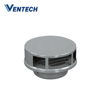 Ventech - Grille d'aération en acier inoxydable de 4 pouces, capot de ventilation personnalisé, peint, produits pour maison intelligente