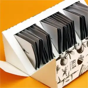 Paquet coloré de boîte à thé d'impression de Boxycharm de papier d'art de conception de fantaisie pour l'emballage de thé