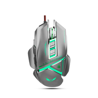 Souris de jeu optique filaire 7d souris de jeu pro définition programmable Macro contre-poids d'équilibrage détachable DPI réglable