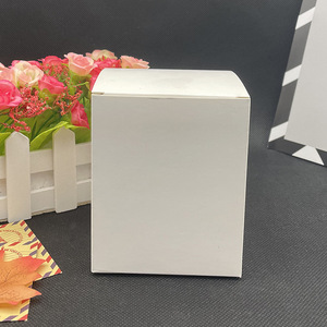 Boîte en carton pliable blanche 25,5-28 cm, simple couche, 350 g/m², personnalisable avec logo, boîte cadeau - Product Image 3