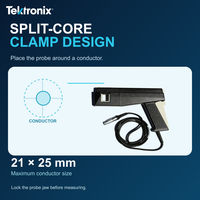 Sonde de courant AC/DC Tektronix TCP303 150A, 15 MHz, crête de 500A pour la mesure de courant sur oscilloscope TCPA300