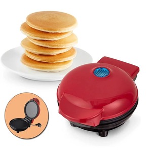 Mini gaufrier électrique antiadhésif, machine à crêpes et sandwichs pour le petit-déjeuner, plaque de cuisson portable pour pizzas et barbecues DIY - Product Image 5
