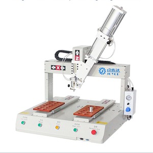 Mesin Solder Desktop Satu Kepala Dua Stasiun dengan Motor Penggerak Gir Otomatis untuk Peralatan Papan Sirkuit Solder Kawat - Product Image 3