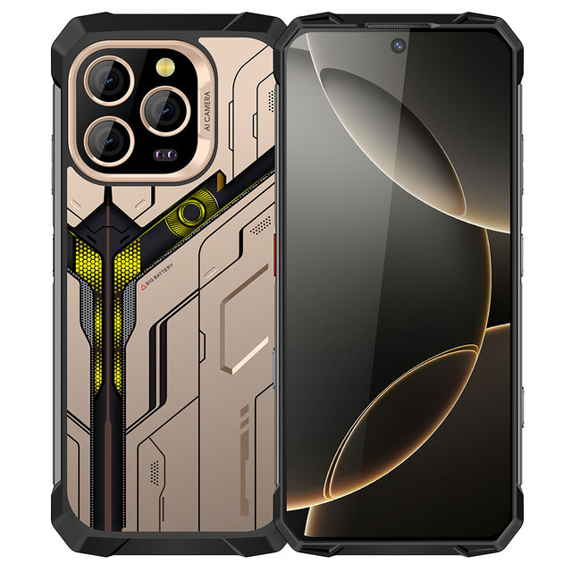 Rugged Waterproof Smartphone IP68 Android 14 6GB+128GB Helio G85 48MP Night Vision NFC 7600mAh 33W Fast Charge 90Hz 4G