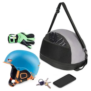 Custom Motorcycle Helmet Bag Big Main Zipper Compartment Tote Bike Helmet Bag Helmet Moto Bag