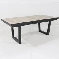 Ensemble table et chaises télescopiques en alliage d'aluminium pour extérieur, imperméable, anticorrosion, avec coussins, mobilier de terrasse pour balcon et plage