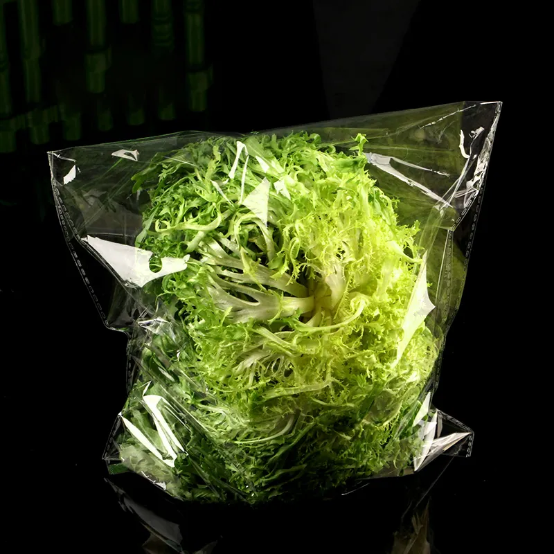 食品グレードのボップ透明野菜パンバッグプラスチック包装