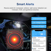 Traceur GPS sans fil magnétique 4G LTE LBS pour gestion de flotte de voitures à commande à distance, sans frais mensuels