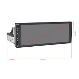 Android 6.9 Polegada 1din Modelo Universal Android Car Multimedia Player Car Radio Navegação GPS Carplay Screen - Product Image 5