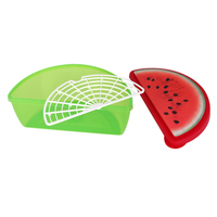 Boîtes et bacs de rangement pour aliments en plastique pour réfrigérateur de cuisine, motif pastèque créatif