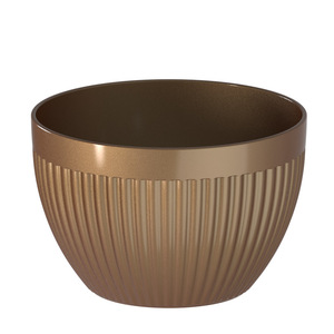 F221S <b>Small</b> porcelain look pleated planter for hotel orchid decoration wholesale - Product Image 1